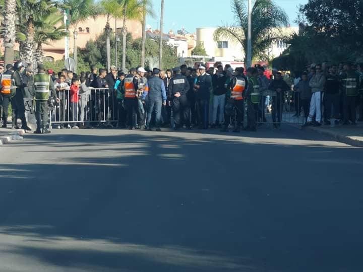 الافراج عن خمسة معتقلين في أحداث شغب مباراة برشيد والرجاء