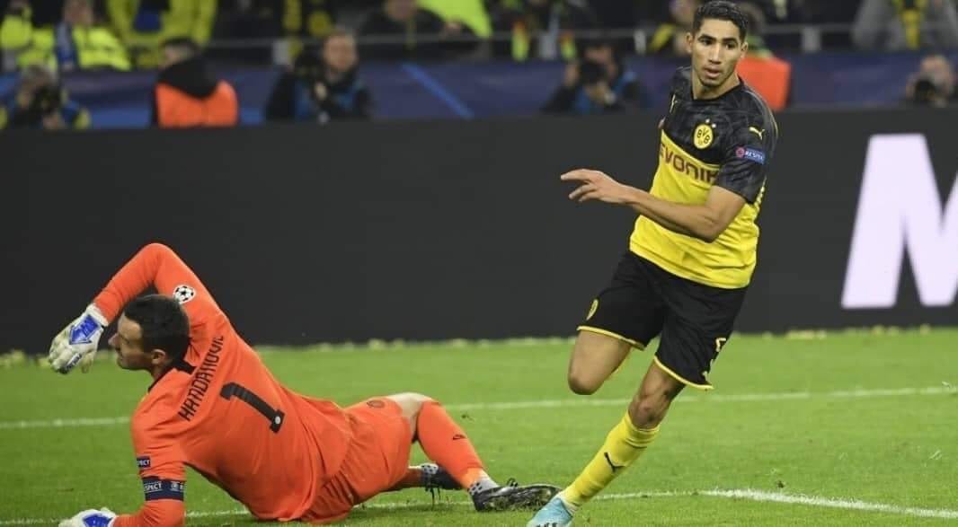 حكيمي يقود دورتموند إلى قلب الطاولة على إنتر ميلان في أبطال أوربا