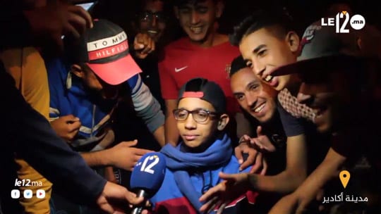شاهد. جمهور الحسنية وفرحة هزم إيغلز الزامبي بأدرار