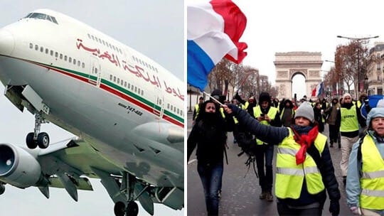 مظاهرات “الخميس الأسود” الفرنسية تعلّق الرحلات الجوية لـ”لارام”