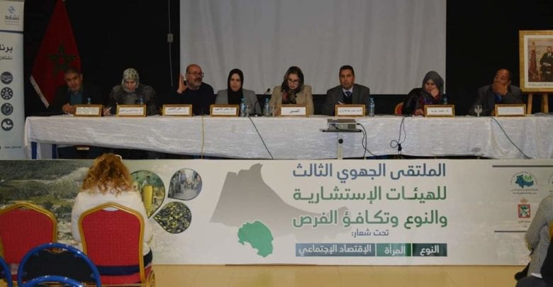 وزان. الملتقى الجهوي الثالث للهيئات الاستشارية للمساواة وتكافؤ الفرص ومقاربة النوع