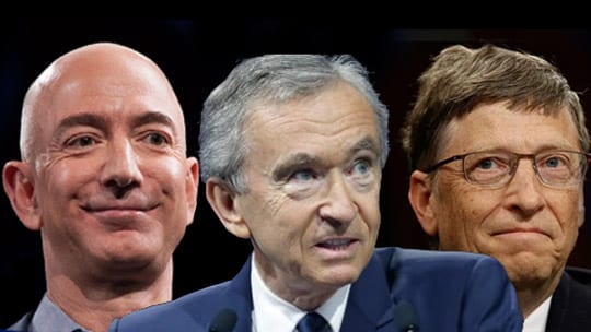 فرنسي يطيح بغيتس وبيزوس من على عرش أغنى أثرياء العالم