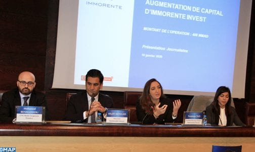 “إيمورانت آنفيست” تكشف عملية الرفع من رأسمالها عن طريق البورصة