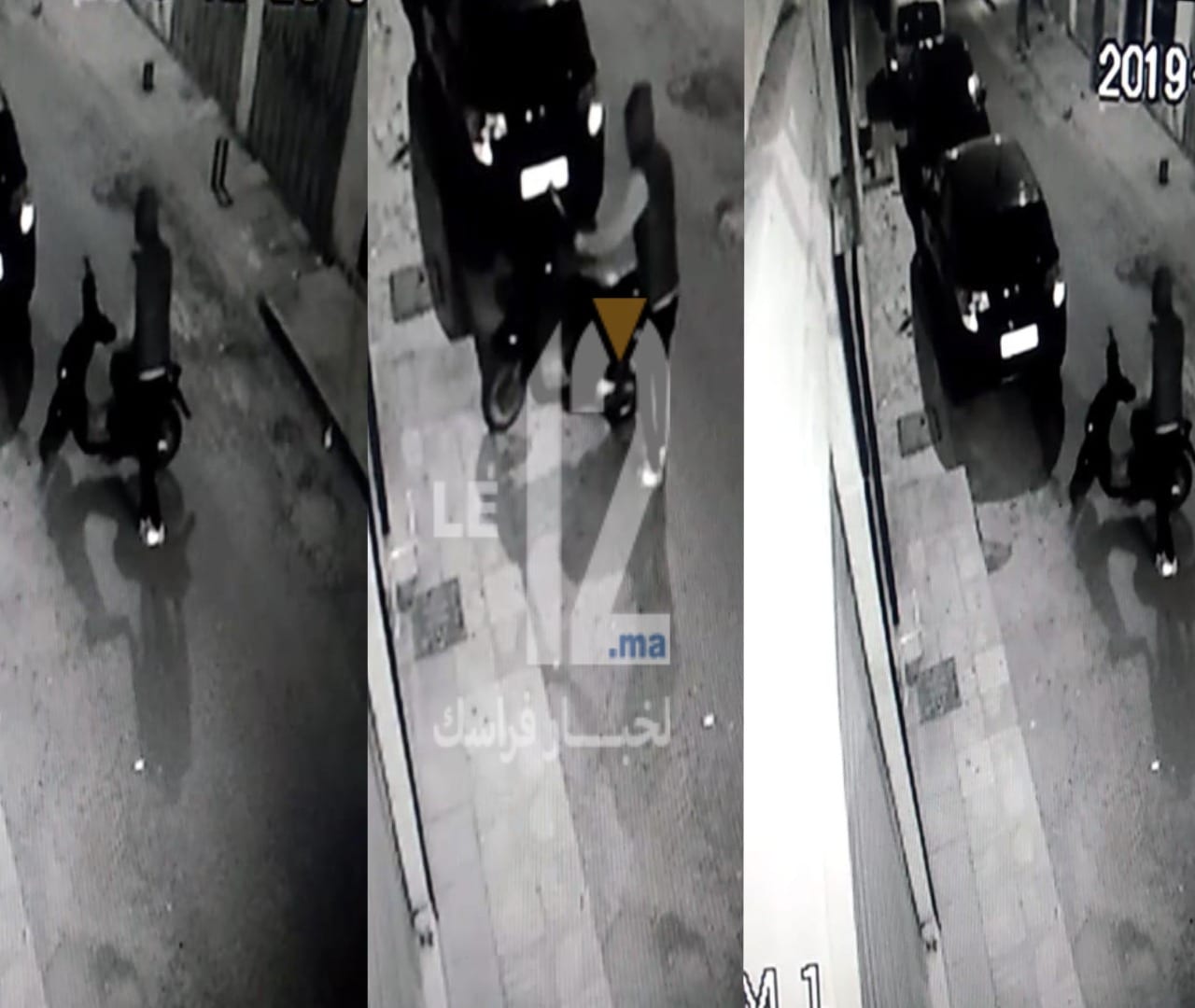 فيديو حصري. بعد ايّام من سرقتهم “سكوتر” شرطي.. الكاميرا تطيح بهم بهذه الطريقة