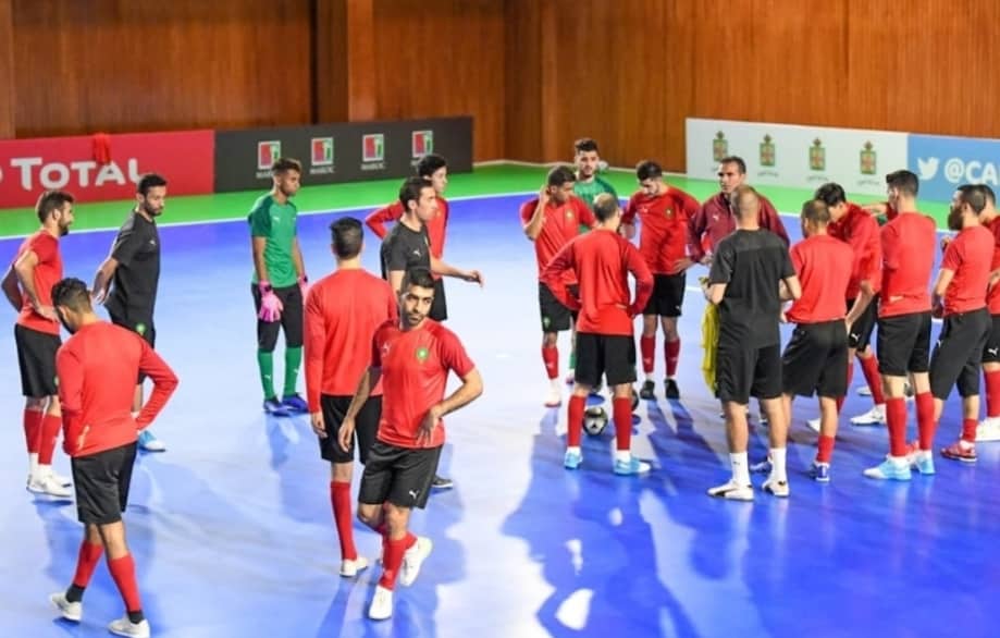 منتخب كرة القدم داخل القاعة أنهى استعداداته لمواجهة أنغولا