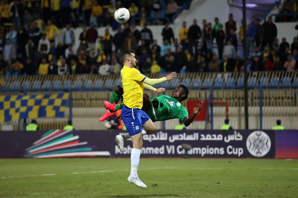 ذهاب نصف نهائي كأس محمد السادس للأندية الأبطال. الرجاء البيضاوي يعود بأقل الخسائر