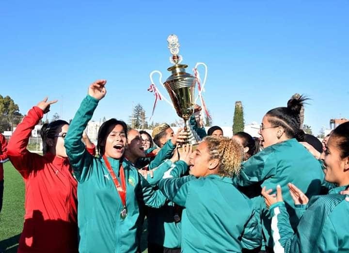 المنتخب الوطني النسوي يتوج بلقب بطولة شمال إفريقيا