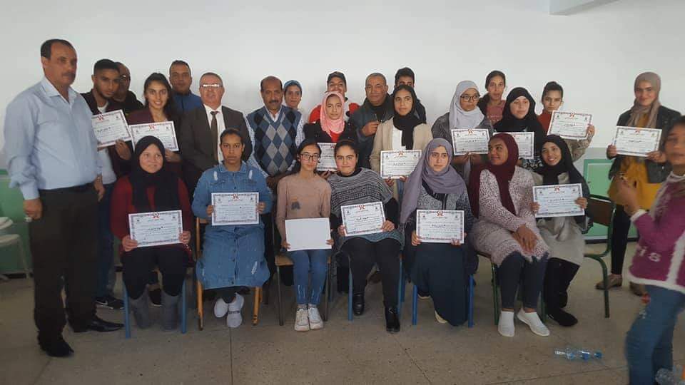 سيدي يحيى الغرب. جمعية أمهات وآباء وأولياء تلامذة ثانوية ابن زيدون تنظم حفل التميز