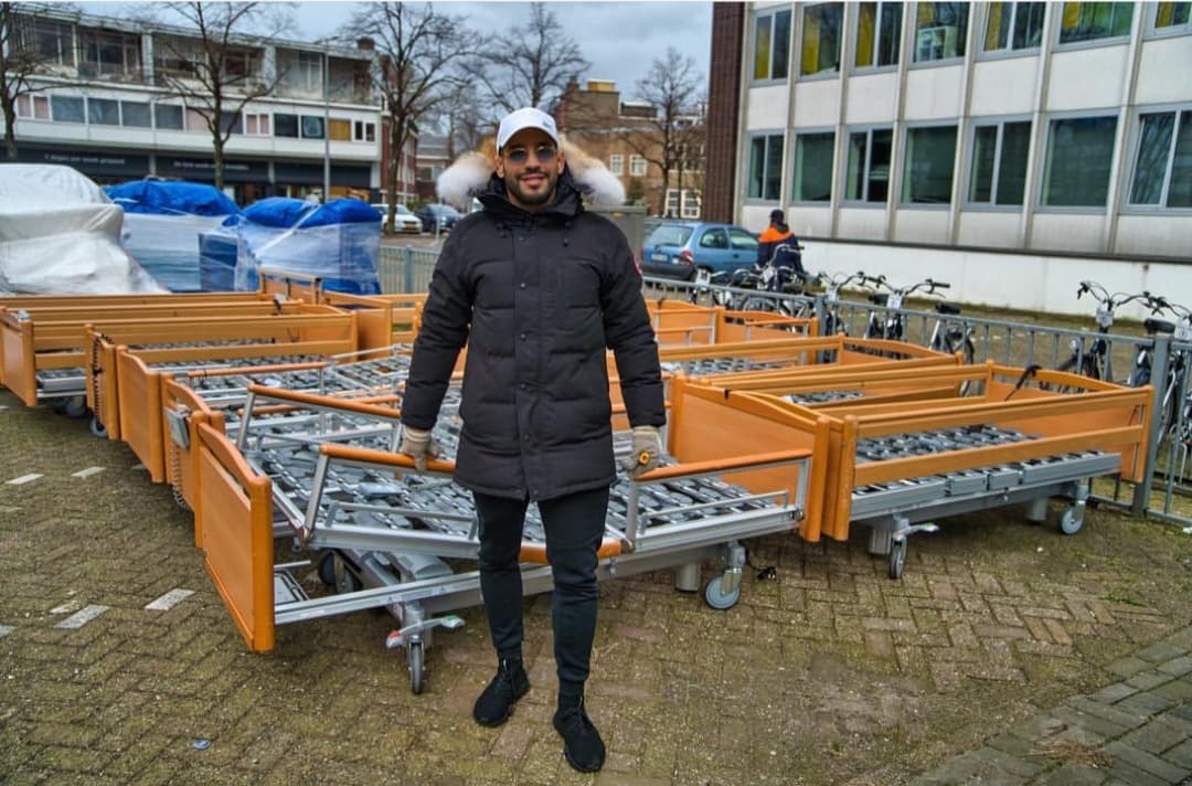 مزال الخير في ولاد البلاد. ابو زعتر يساهم بمعدات طبية للمستشفيات المغربية