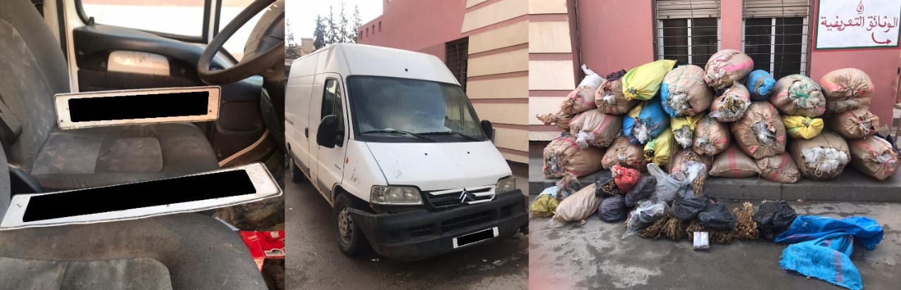 مكناس. أمن ويسلان يجهض تهريب كمية مهمة من الكيف والشيرا والتبغ المهرب