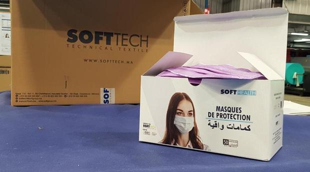 برافو. شركة سوفت تيك تعتزم توفير 10 ملايين قناع صحي ووضعها مجانا رهن الداخلية