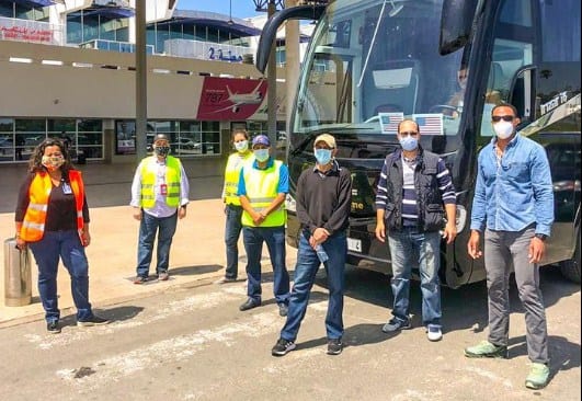 ترحيل أمريكيون عالقون في المغرب إلى ديارهم في رحلة جوية عاشرة (صور)