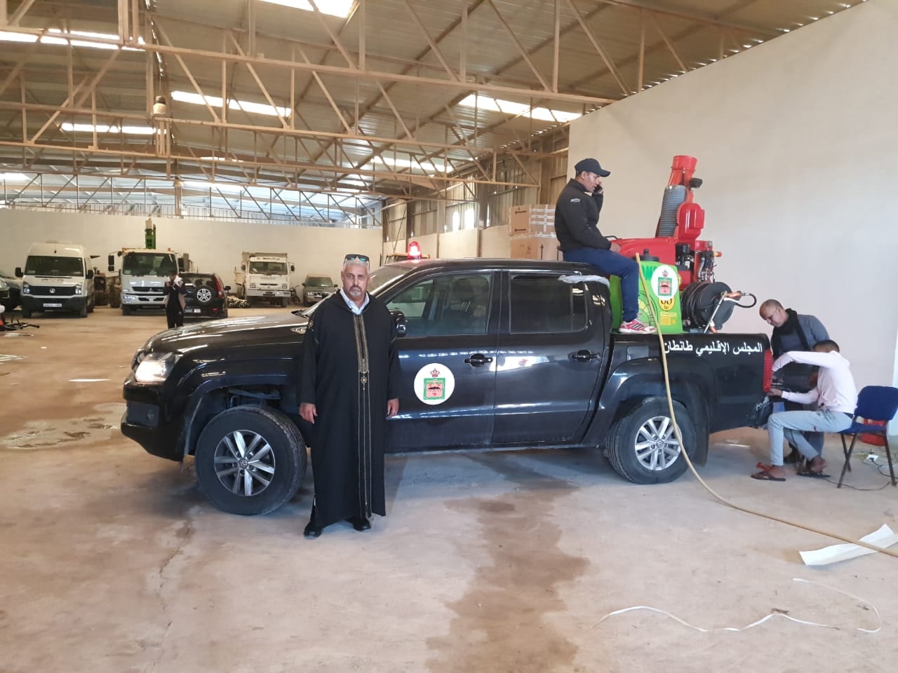 عضو سابق في جامعة كرة السلة وفاعل جمعوي ينخرط في عملية التعقيم بطانطان 