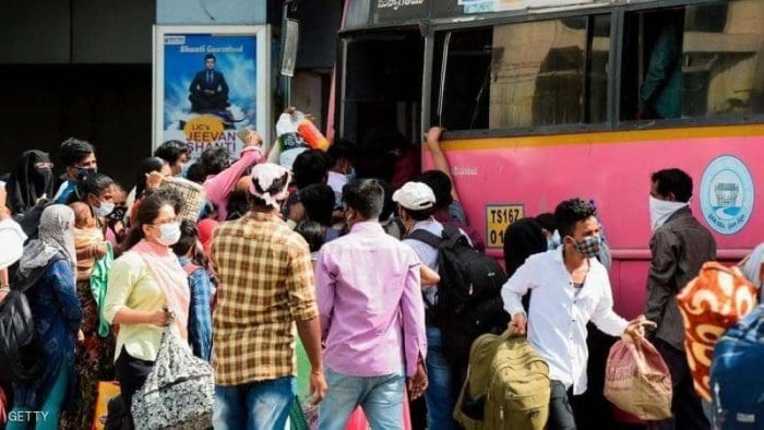 الهند. تسجيل 140 وفاة و5611 إصابة بفيروس كورونا خلال الـ24 ساعة الماضية