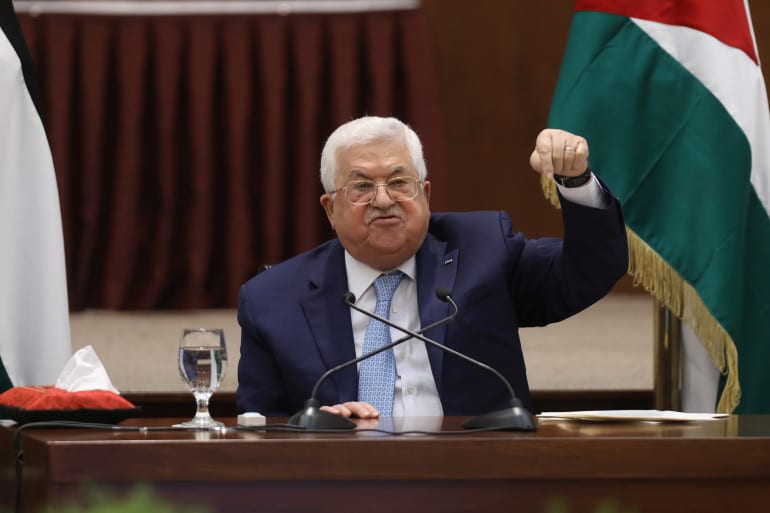 الرئيس عباس يعلن الانسحاب من اتفاقيات السلام الموقعة مع واشنطن وإسرائيل