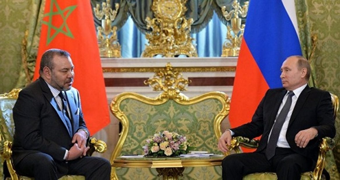 الملك محمد السادس يهنئ الرئيس فلاديمير بوتين