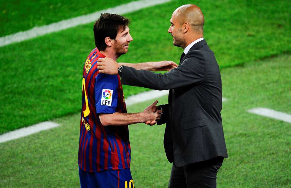 غوارديولا.  يزيد الغموض بشأن مستقبل ميسي مع برشلونة