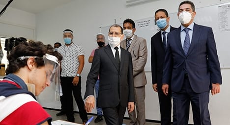 ها شنو قال العثماني بعد زيارته لمركز امتحانات البكالوريا