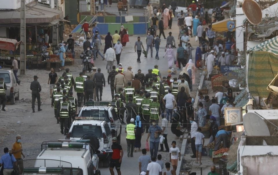 وحدات المخزن موبيل تنشر عناصرها في حي التقدم بالرباط بمشاركة البوليس وقيادة باشا اليوسفية