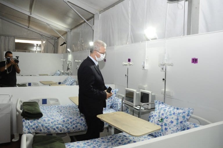 مراكش. خيمة مرضى “كوفيد-19” جاهزة لاستقبال حالات الإصابة الحرجة ابتداءا من غدا