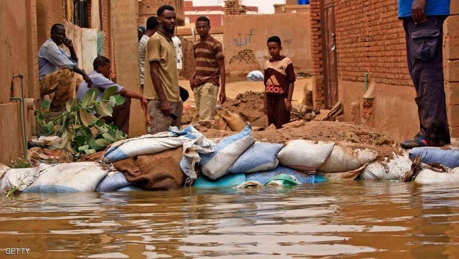 فيضانات السودان.. نصف مليون تضرروا و111 ألف منزل تأثرت