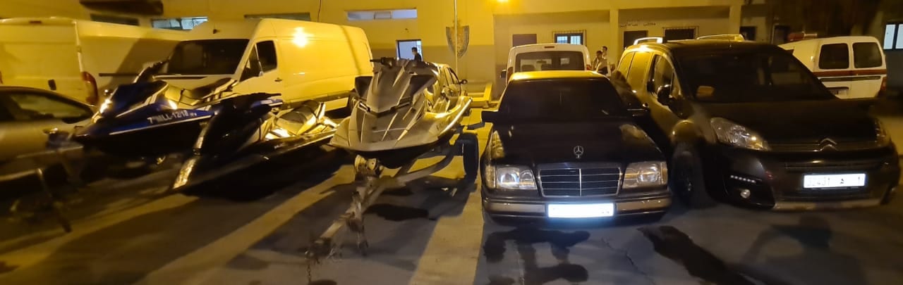 الناظور.. تهريب الكوكايين من مليلية على متن “جيت سكي” يقود لإعتقال 3 أشخاص