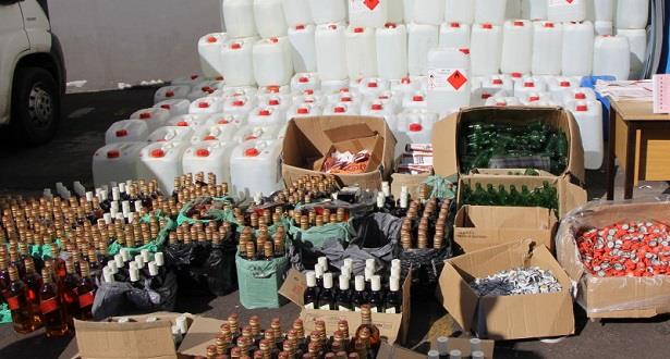 فاس. حجز حوالي 75 ألف قنينة من المشروبات الكحولية “بريمي”