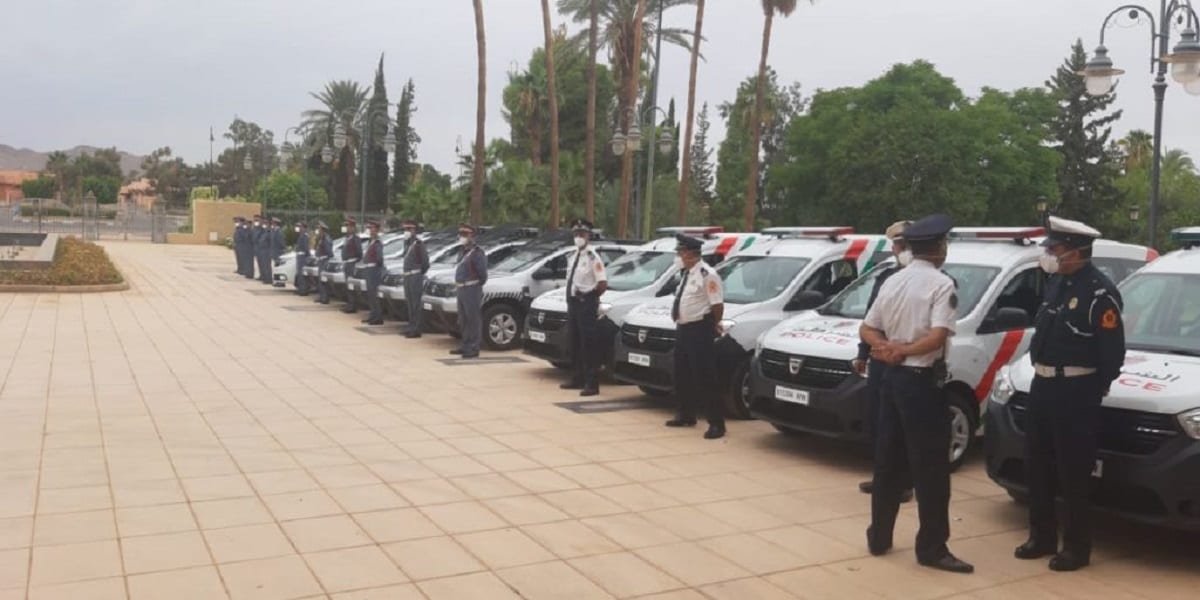 قلعة السراغنة. تسليم سيارات الخدمة لفائدة الأمن الوطني والدرك الملكي