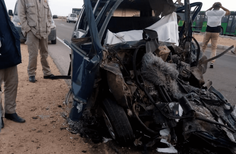 فاجعة. “كسيدة” مميتة تزهق أرواح ثلاثة أشخاص شمال الداخلة (صور)