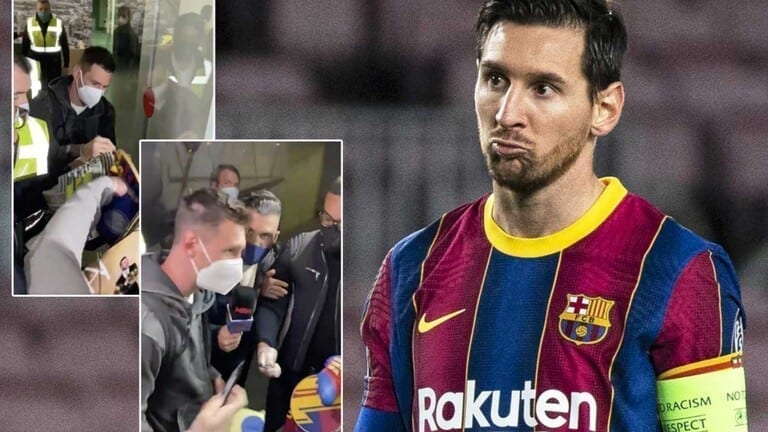 لهذا السبب.. إيقاف ميسي في مطار برشلونة بعد 15 ساعة من الطيران