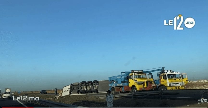 فيديو..حادثة سير خطيرة بمدخل مدينة برشيد