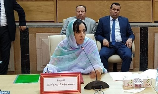 مباركة بوعيدة.. ساكنة جهة كلميم تدعم قرار المغرب التدخل بالكركرات