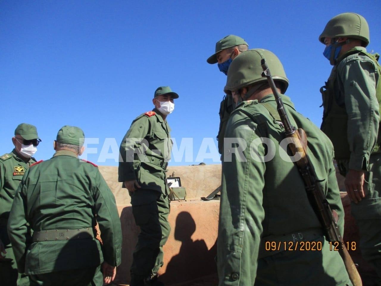  الجنرالان الوراق وبلخير وسط الجيش في الصحراء وموريتانيا تغلق حدودها في وجه مليشيات البوليساريو (صور حصرية)