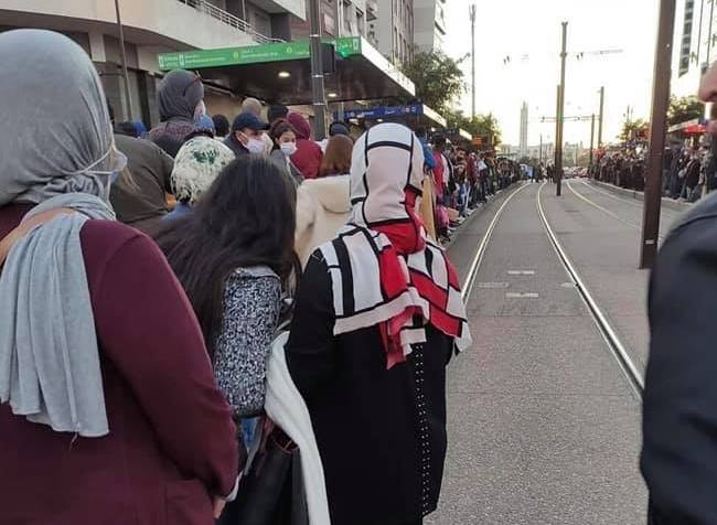 بسبب الفيضانات.. حركة مضطربة لطرامواي الدار البضاء