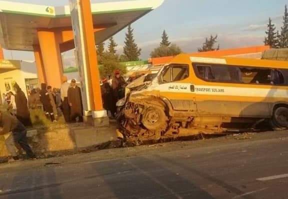 ياربي السلامة.. إصابة 17 تلميذا في حادث سير خطيرة بإقليم سطات