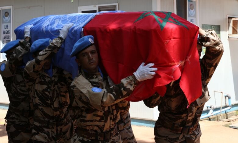 الأمم المتحدة تدين مقتل مغربي ضمن القبعات الزرق بإفريقيا الوسطى