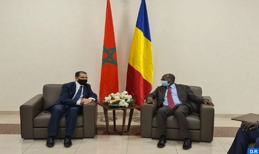 العثماني يبحث مع وزير الدولة التشادي سبل تطوير العلاقات الثنائية