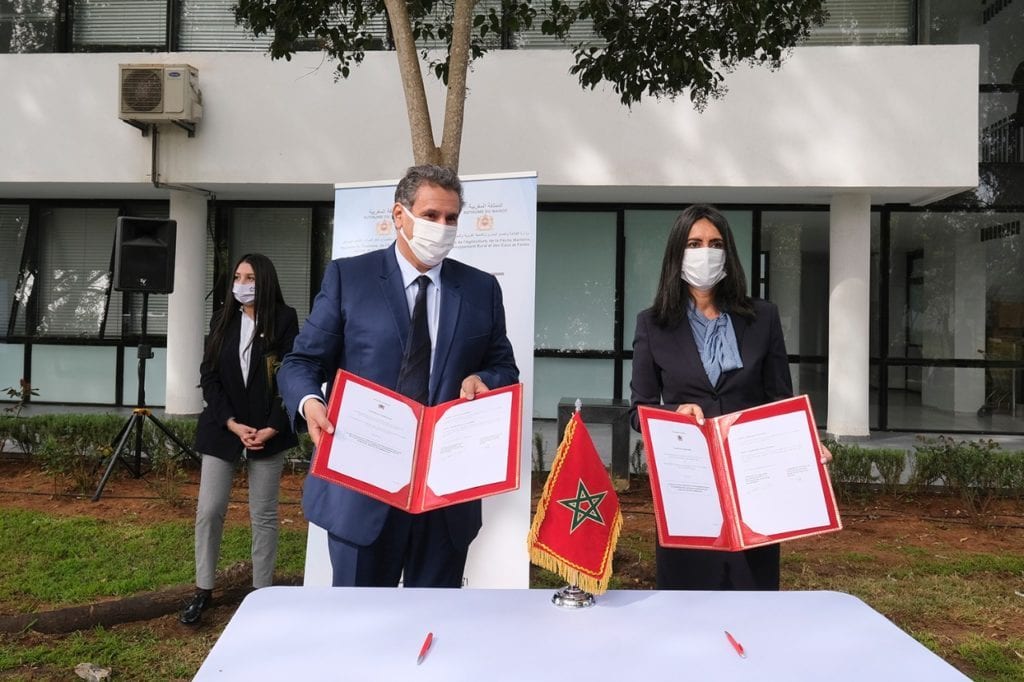 توقيع اتفاقيتين تتعلقان بالبرنامج الوطني لإحداث التعاونيات الفلاحية   