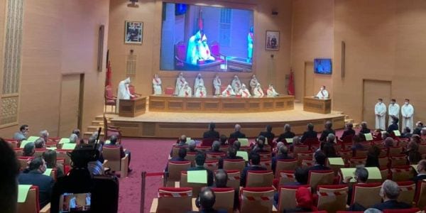 تنصيب الرئيس الأول لمحكمة النقض والوكيل العام للملك لديها