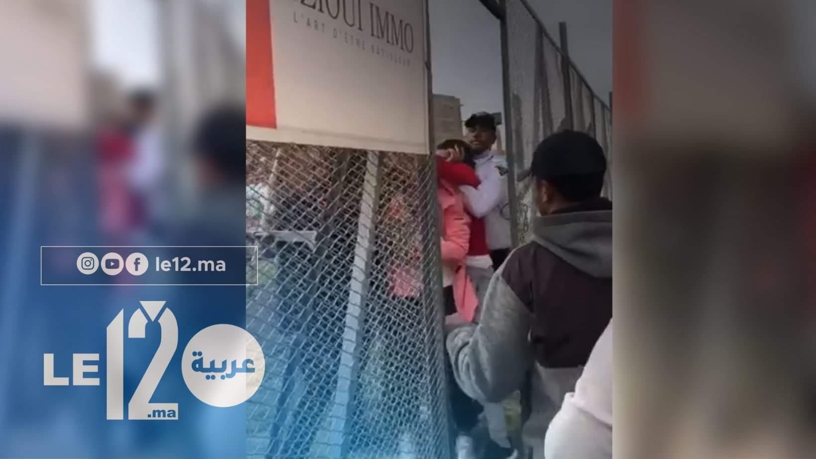 كلاب حراسة لمنع احتجاج قبالة مشروع سكني في بوسكورة