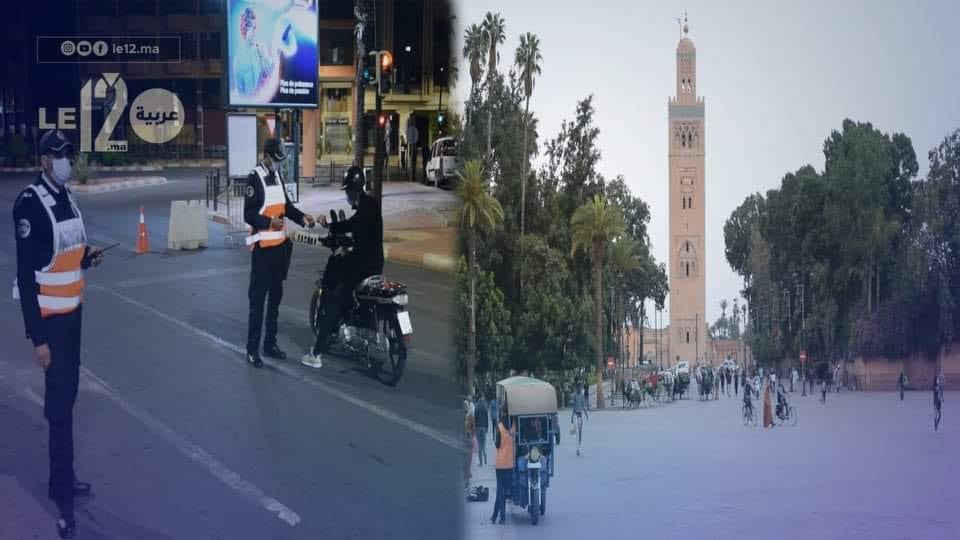 ربورتاج. هكذا تفرض شرطة مراكش حظر التنقل الليلي (+فيديو)