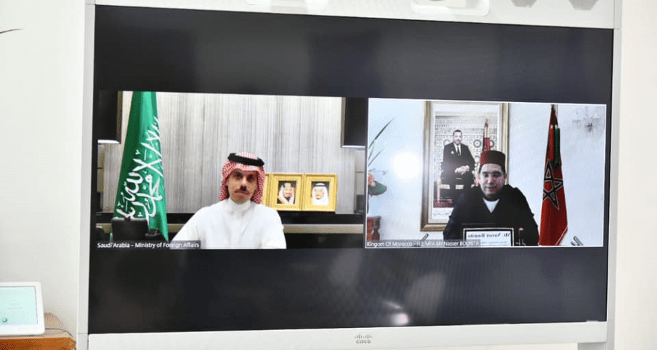 بوريطة يجري مباحثات مع نظيره السعودي.. هذا ما جاء فيها