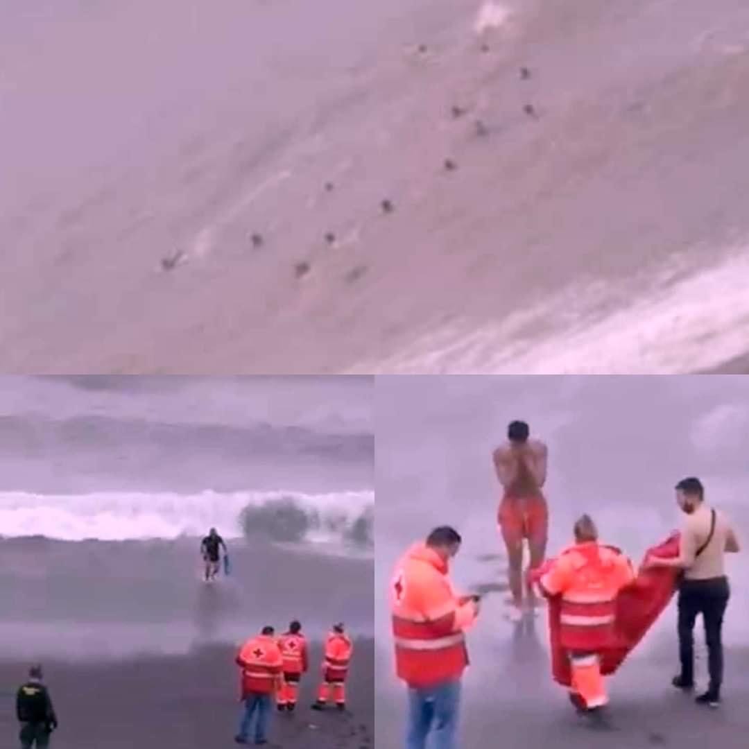 قالت الصورة: “إنجازات” حَكومة العثماني.. عشرات الشباب المغاربة يهاجرون نحو سبتة سباحةً!