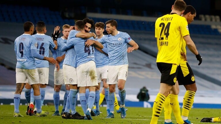 دوري الأبطال.. مانشستر سيتي يحقق فوزا في الوقت القاتل على بوروسيا دورتموند