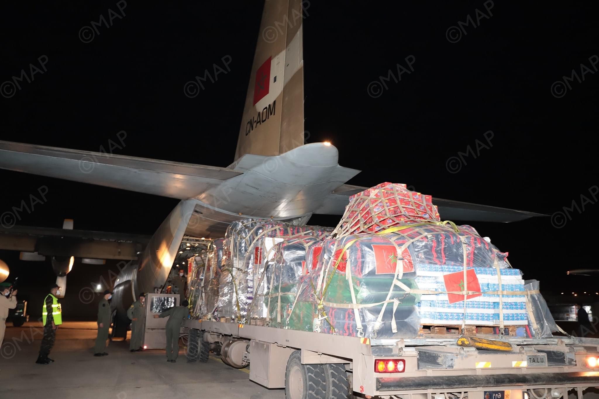 قالت الصورة..مغادرة أول طائرة عسكرية محمّلة بمساعدات إنسانية عاجلة لفائدة الشعب الفلسطيني