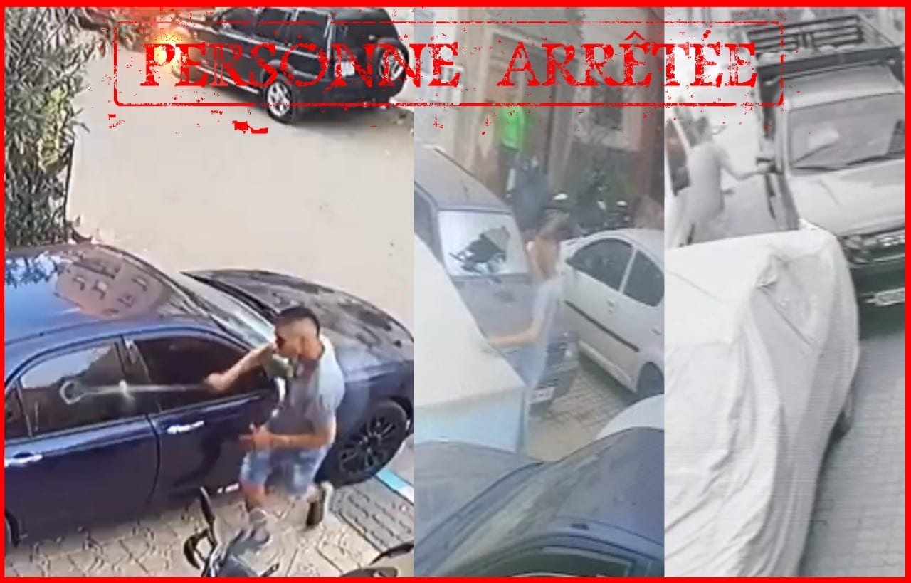 شداتو الكاميرا.. إيقاف عشريني “هائج” يكسر سيارات بواسطة سلاح أبيض