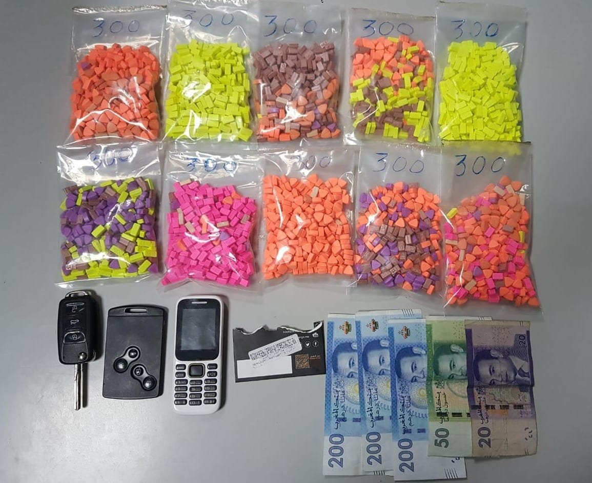 القنيطرة.. إيقاف ثلاثة أشخاص وحجز كمية كبيرة من “القرقوبي”