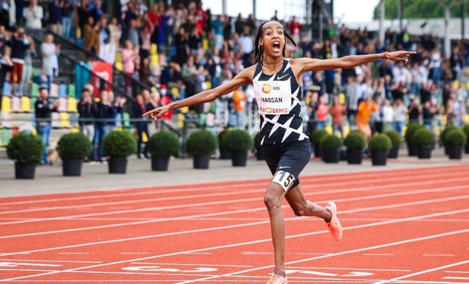 الهولندية سيفان حسن تحطم الرقم القياسي العالمي لسباق عشرة آلاف متر