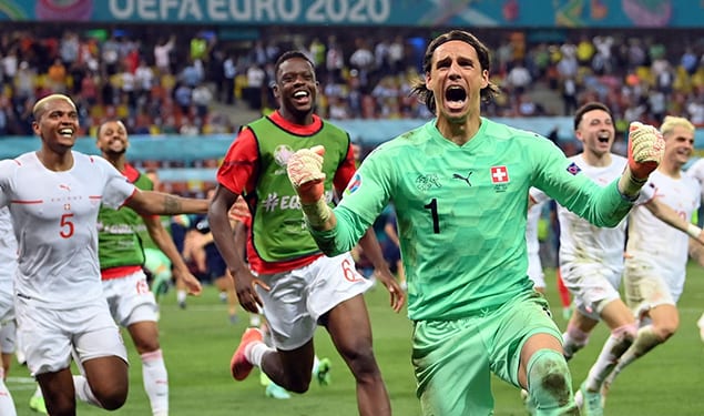 في مباراة مجنونة.. المنتخب السويسري يقضي على أحلام الديوك الفرنسية في مفاجأة الدور الثمانية لأورو 2020