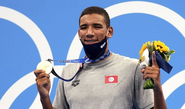 أولمبياد طوكيو.. التونسي أيوب الحفناوي يحرز ذهبية 400م سباحة حرة